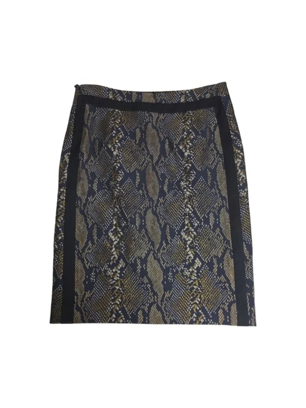 NWT Women's - Diane Von Furstenberg Marta Framed Python Pencil Skirt, Size 8
